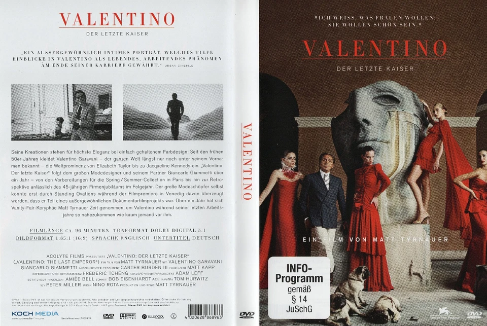 DVD VALENTINO - DER LETZTE KAISER - DOKUMENTATION - MODE - FRANKREICH * NEU * - Bild 1 von 1