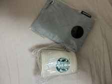 Starbucks Lucky Bag 2026 White Pouch Blue Pochette Set