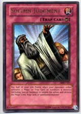 Solemn Judgment - MRD-127 - Ultra Rare - Unlimited Edition - Damaged