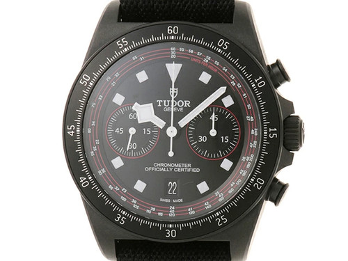 Tudor Pelagos FXD Chrono M25827KN-0001 Carbon / Nylon 43mm Black Dial #DW404