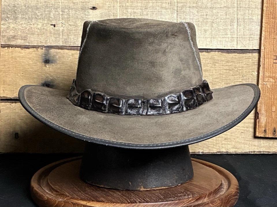 Chapéu Jacaru Bushman Outback (lg. cinza/verde) - Imagem 3 de 4