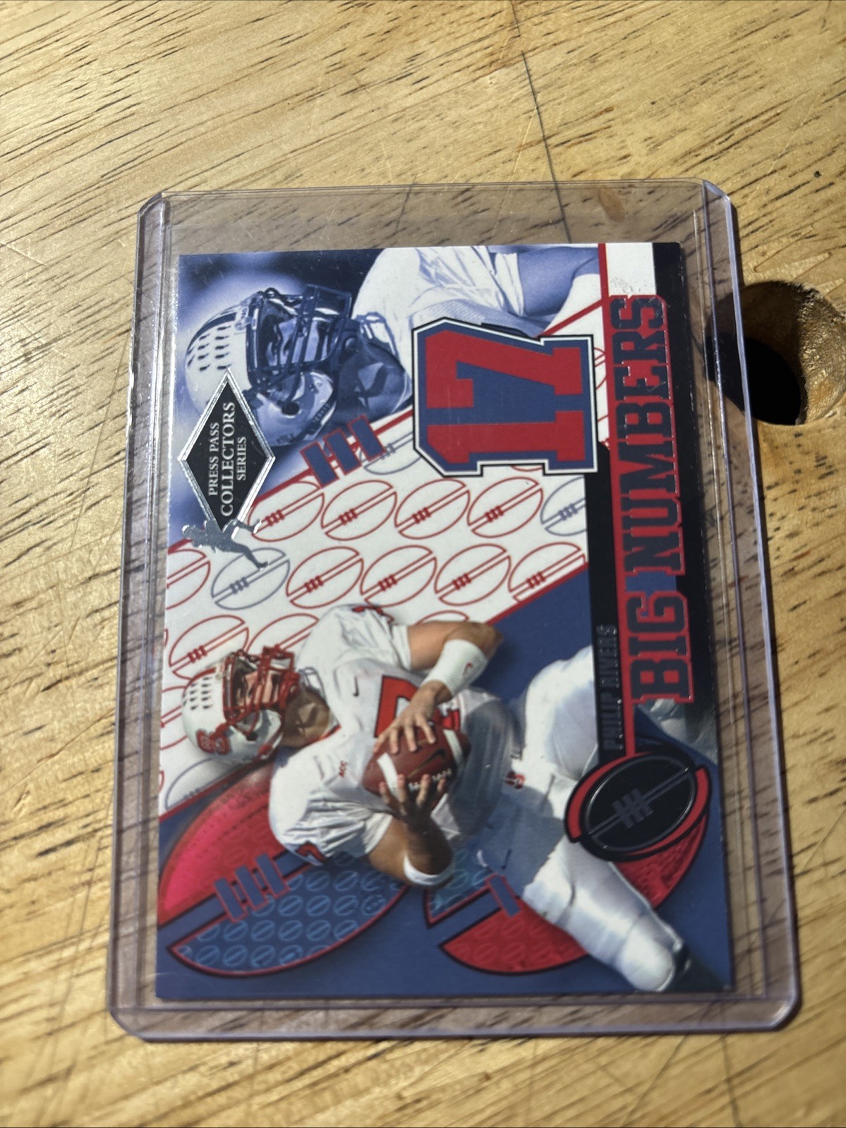 Philip Rivers Press Pass Big Numbers #BN20 Collectors Series
