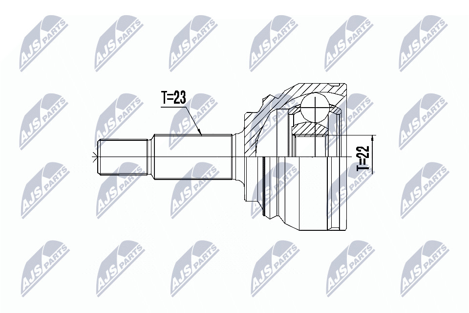 N.T.Y. NPZ-RE-055.NTY Joint Kit, drive shaft for DACIA,NISSAN,RENAULT