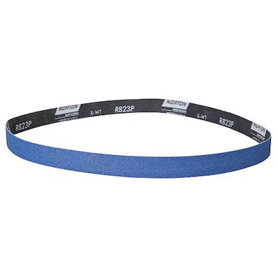 Norton Abrasives 78072728596 Sanding Belt, 1 In W, 42 In L, Coated, Zirconia