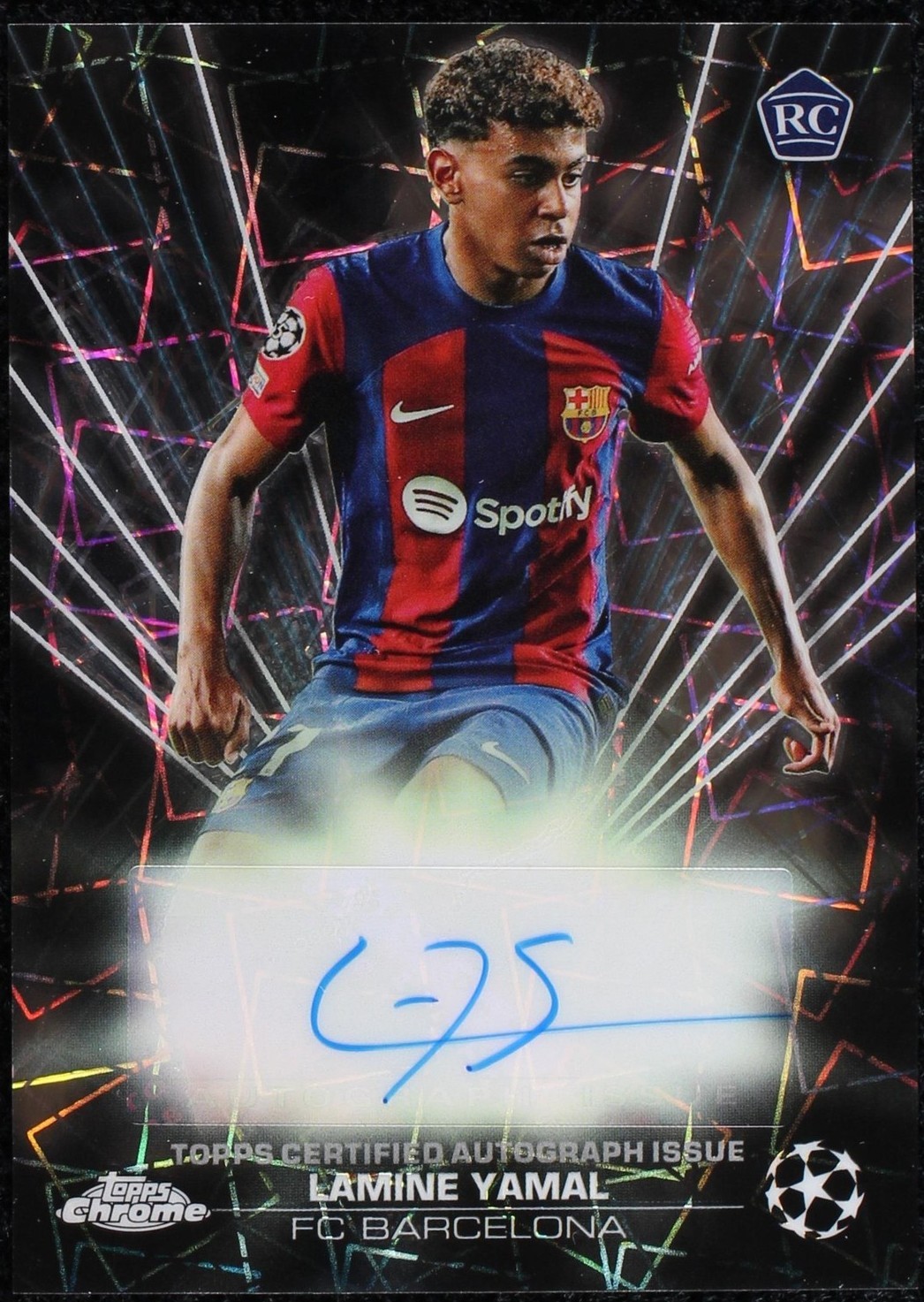 2023-24 Topps Chrome UEFA Club Competitions - Black Lazer