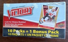 10 11 Upper Deck VICTORY - 10 Pack + Bonus pack Hockey cards - Unopened