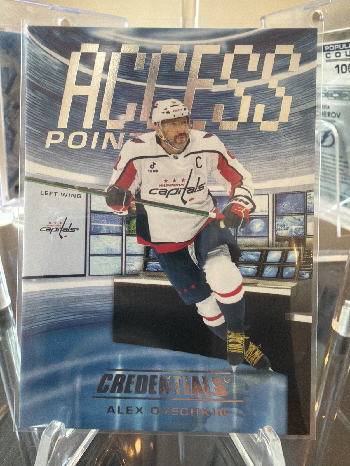 2025-26 Credentials Hockey Access Point Alex Ovechkin AP-8 Washington Capitals view 1