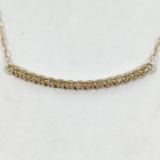 Jewelry Necklace Natural Diamond 0.1ct Gold 5526477