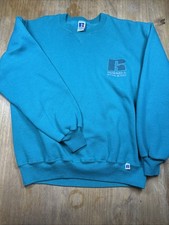 Vintage 90s Russell Athletic Crewneck Sweatshirt Men's L Green Made in USA
