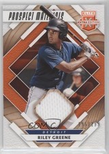 2020 Panini Elite Extra Edition Prospect Materials Orange /199 Riley Greene n0j