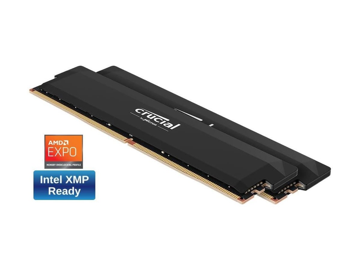 Crucial DDR5 6000 Overclock 計32GB 16GBx2 Crucial Pro Overclocking 32GB (2 x 16GB) DDR5 6000 (PC5 48000