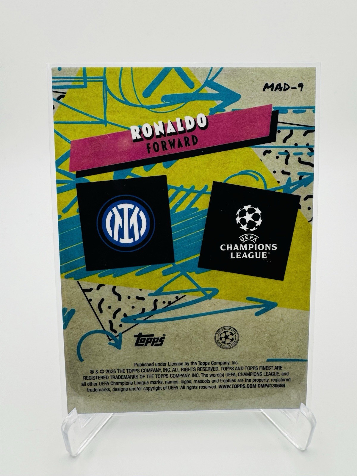 2025-26 Topps Finest UEFA Ronaldo - 90’s Madness view 2