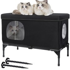 Outdoor Cat Housees for Outdoor Cats,Outdoor Cat Shelter,Feral Cat House L 