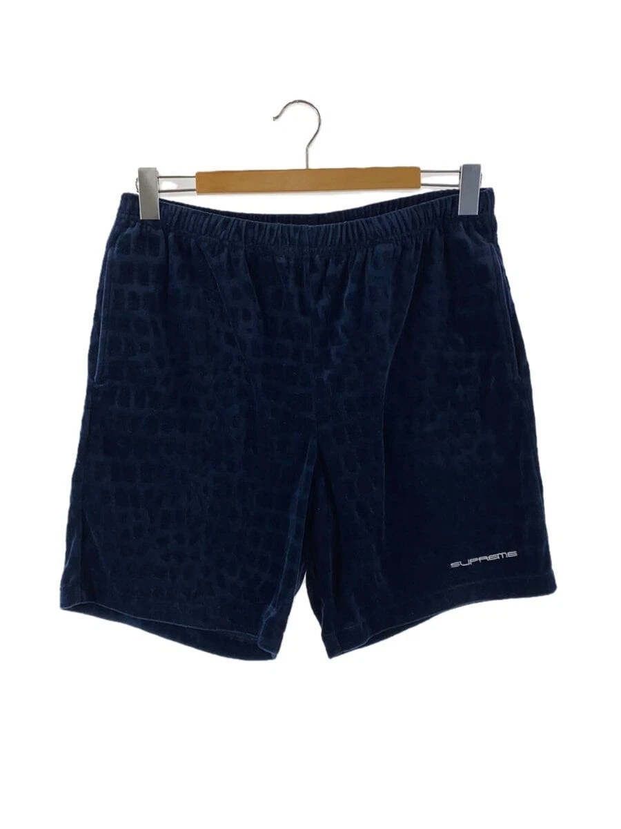 Pantalon court Supreme CROC VELOR bleu marine M occasion