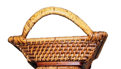 Pampered Chef Woven Selections Basket XL 16½" Wicker Serving Tray Casserole A+ - Picture 4 of 11