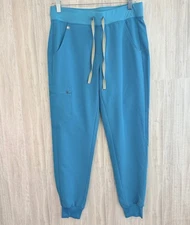 Figs Zamora Jogger Scrub Pants Womens Small Technical Collection W18SW2005P Teal