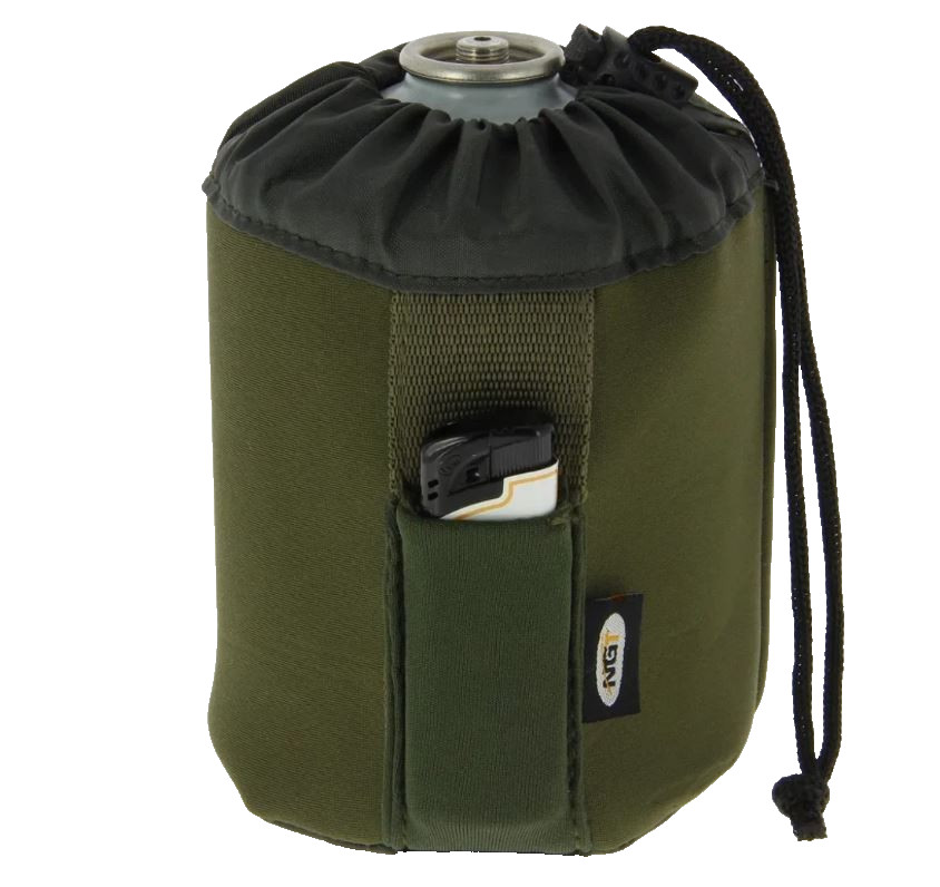NGT Gas Canister Cover Fishing Angling Camping Green for 450g Cartridges