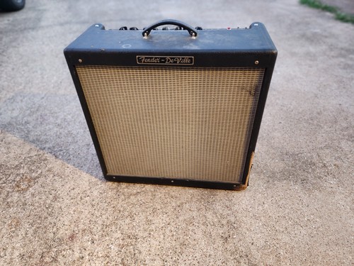 Fender USA Hot Rod DeVille 410 Guitar Tube Combo Amp Vintage 4x10