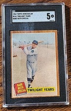 1962 Topps Venezuelan #141 BABE RUTH YANKEES Venezuela  SGC 5 PoP 1 Finest