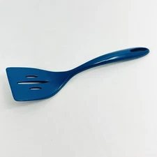 Blue Melamine Spatula Turner Kitchen Utensil 12”x3” Zak Designs