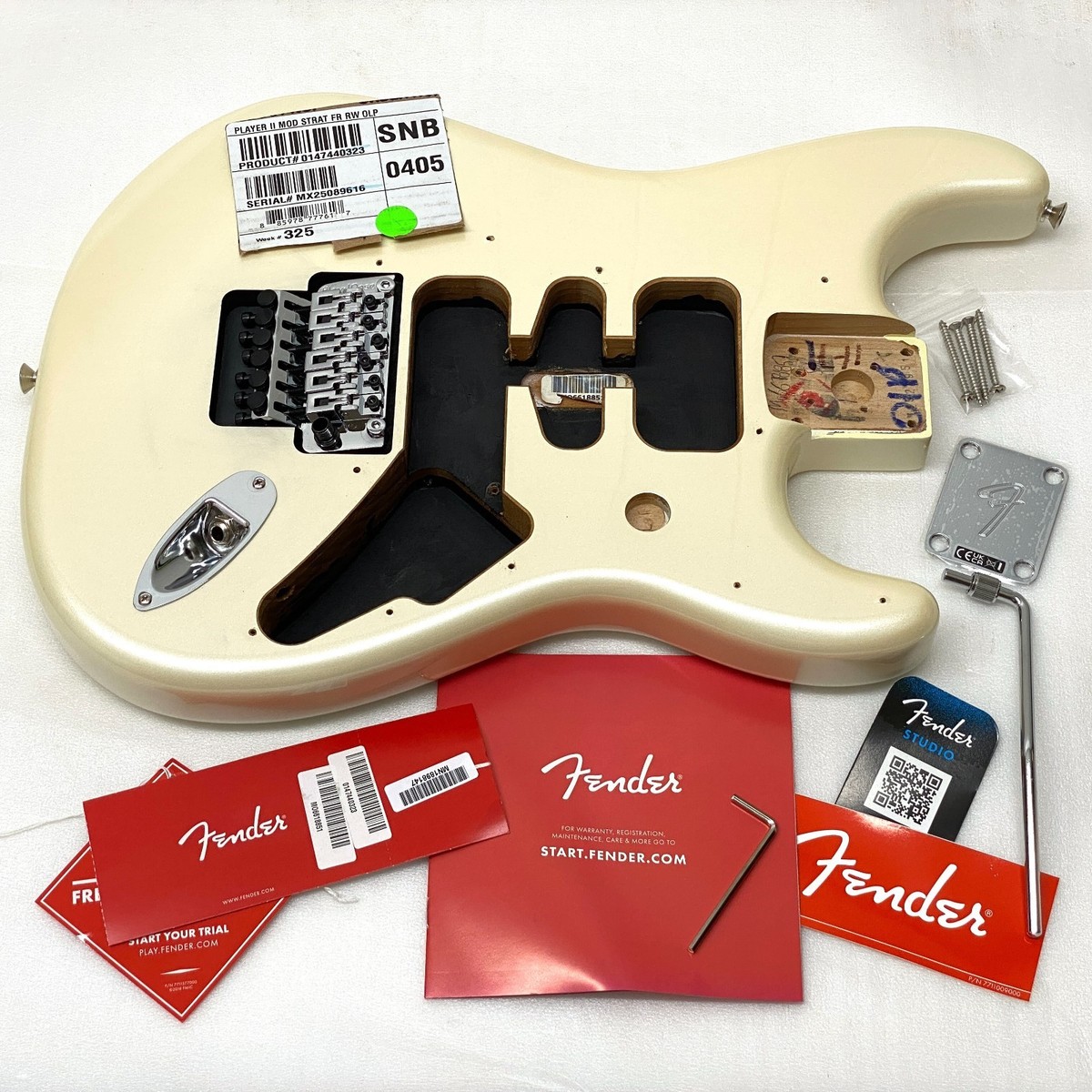 Authorized Floyd Rose Fender Player II Stratocaster HSH Alder Body