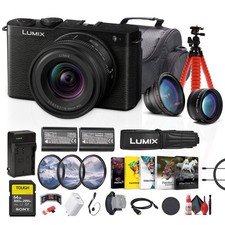 Panasonic Lumix S9 Mirrorless Camera with 18-40mm f/4.5-6.3 Lens Black  More