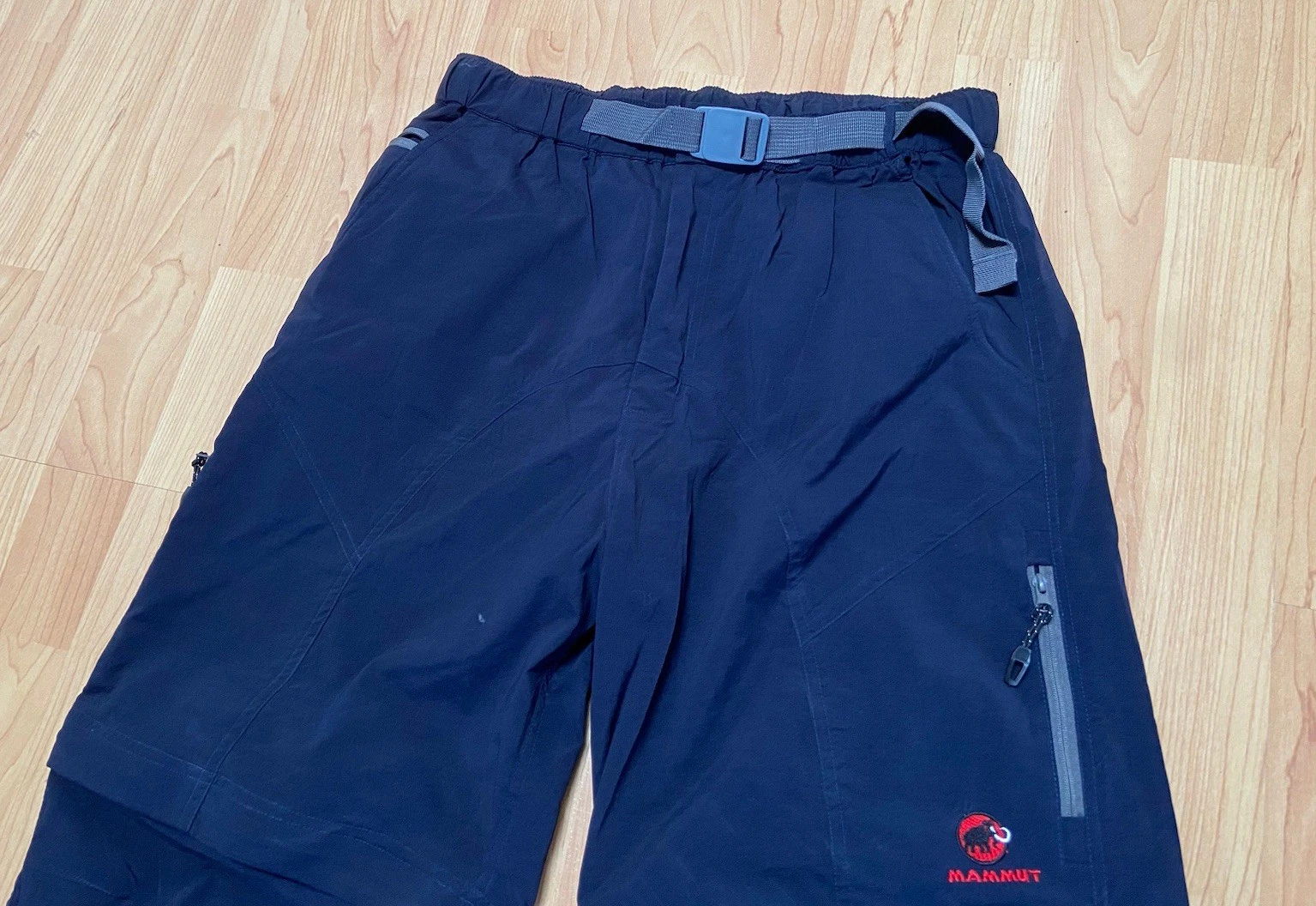 Mammut Zip-Off Convertible Hiking Pants Outdoor Trekking Travel Sz L Storm Tec