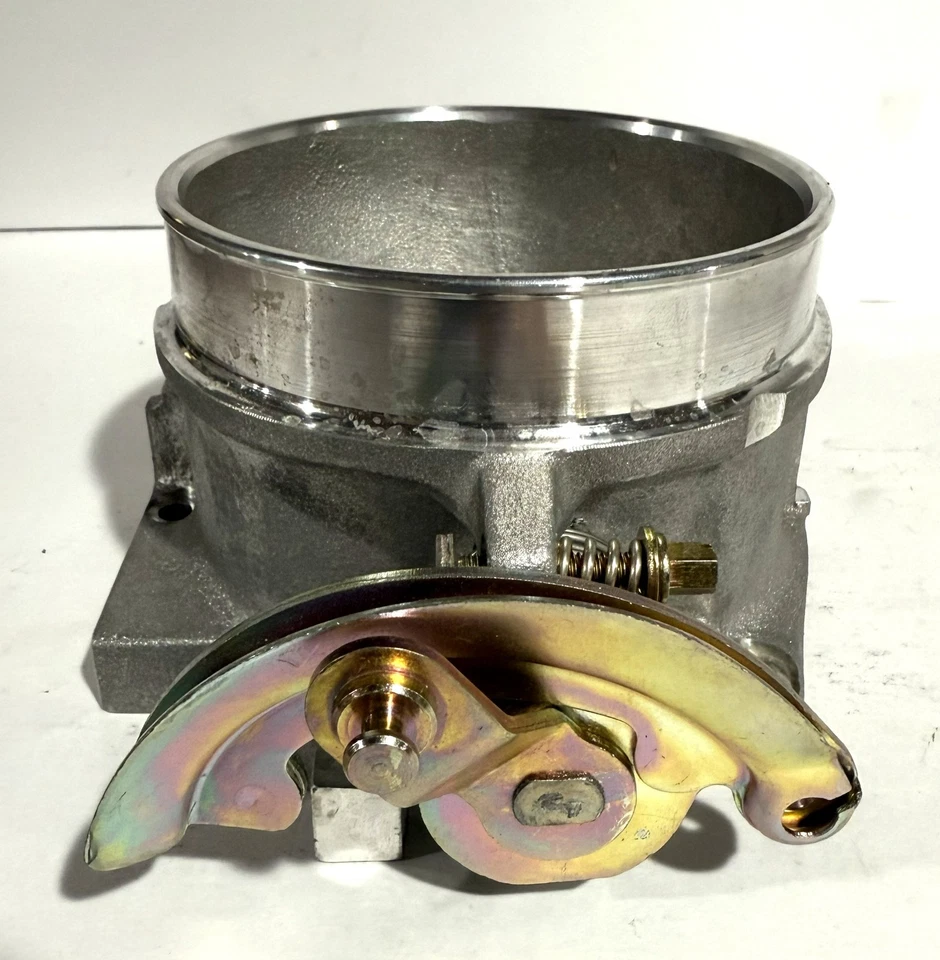 Cuerpo del acelerador Edelbrock #3864 Victor serie LS 90 mm - funciona con cable (LS1/LS2 Fl Foto 2 de 4