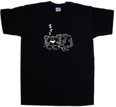 Schlafende Katze T-Shirt
