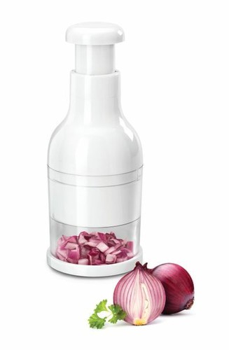 Zerkleinerer Zwiebelschneider Zwiebelhacker Zerkleiner Gemüsezerkleinerer Weiß - Bild 2 von 6