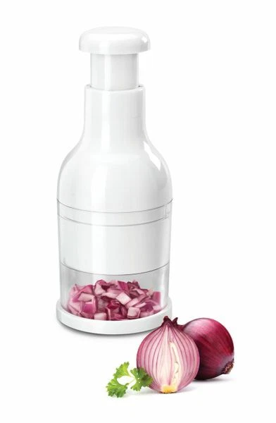 Zerkleinerer Zwiebelschneider Zwiebelhacker Zerkleiner Gemüsezerkleinerer Weiß - Bild 2 von 4