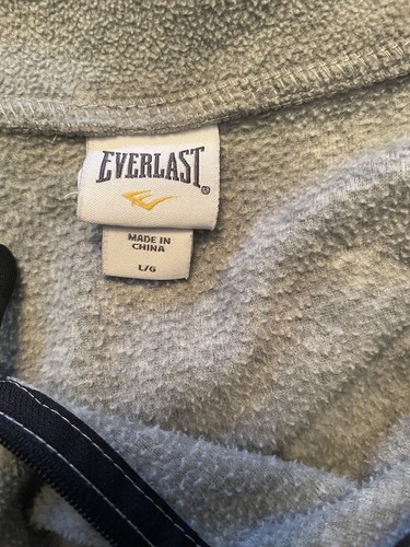 Damen EVERLAST 1/2 Zip Fleece Pullover Shirt Größe L grau - Bild 4 von 4
