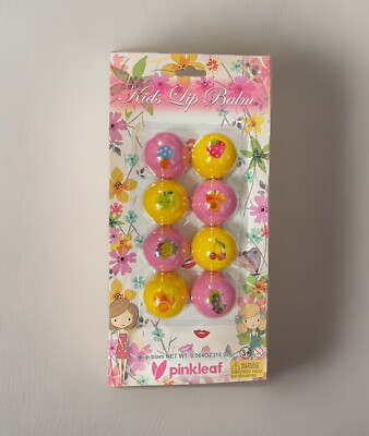 Pinkleaf 8 Flavored Fruit Ice Cream Cute Kids Lip Balm Lip gloss NEW RELEASE!