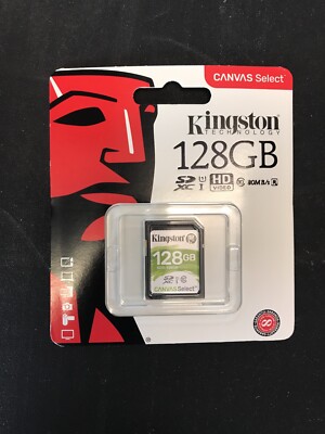 KINGSTON SDS/128GB 128GB SDXC Canvas Select 80R