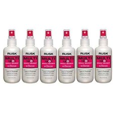 6 PACK SET RUSK W8LESS MULTI 12 IN 1 MIRACLE LEAVE-IN HAIR REPAIR TREATMENT 6 OZ