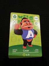 CESAR ANIMAL CROSSING AMIIBO SERIES 2 CARD #144 TRACKED AU POST geniuine