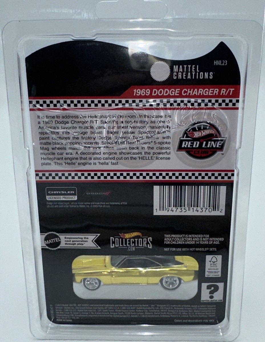 2023 Hot Wheels RLC Exclusive 1969 Dodge Charger R/T IN HAND | eBay
