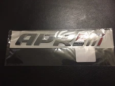 APR II 2+ 1+ Chrome Badge Emblem Logo Decal For Audi RS A3 A4 A5 VW cars Golf 