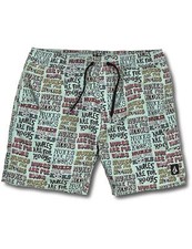 Volcom True Trunks Elasticated Boardshorts in Sea Glass XLARGE NEW