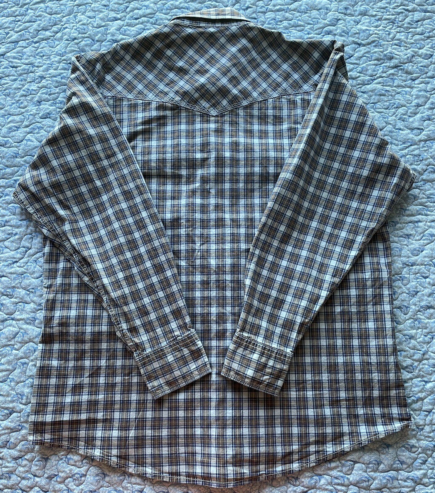 Men’s Wrangler Size XL Snap LS Western Shirt Competition Advanced Comfort. thumbnail 2