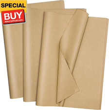 100 Sheets Kraft Tissue Paper 20x14 Inches Kraft Tissue Paper for Bags Kraft Wra