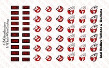 Decalcomanie per scivoli d'acqua Ghostbusters 1/18 - stampate su supporto bianco