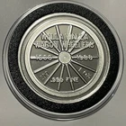 RARE 1986 Walla Walla Wagon Wheelers Waiilatpu 1 Troy Oz .999 Fine Silver Round