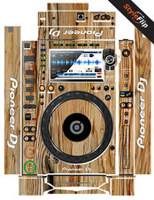 Pioneer CDJ 2000 Nexus 2 skin | legno 4 | decalcomania protettiva | skin StyleFlip