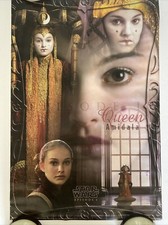 Star Wars Queen Amidala Poster Vintage Natalie Portman Clone 1999 Commercial