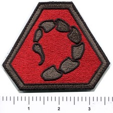 C&C NOD Scorpion Emblem Patch Left Shoulder Command Conquer Hook Black Border