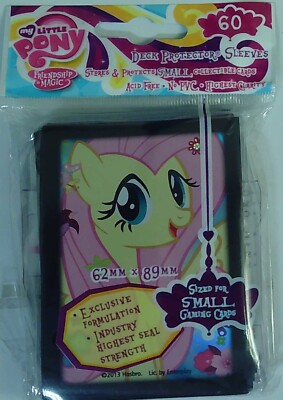 MY LITTLE PONY Deck Protector Card Sleeves 60ct Small FLUTTERSHY (ULP  84219) | eBay