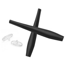 Rubber Replacement Black Earsock Clear Nosepad for-Oakley Crosshair 2.0 OO4044