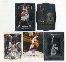 Karl Malone 5 Card Basketball Card Lot HOF UTAH JAZZ LA LAKERS (LOT 18)