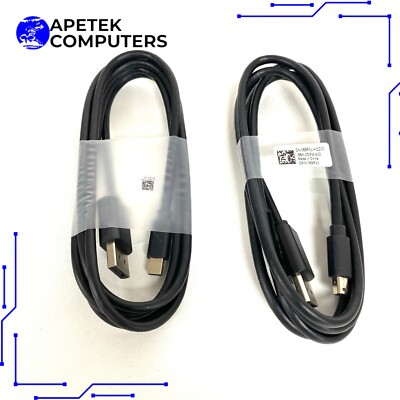Mini DisplayPort to DisplayPort Cable | 6FT | Adapter | Video HD, 4K | 2 PACK